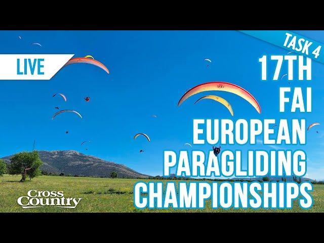 17th FAI European Paragliding Championships: Task 4 Live Stream