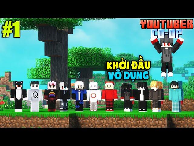 Mình Lại Tham Gia 1 Server Của Các Youtuber !! Khởi Đầu Vô Dụng.. | KiraMC Minecraft YTB Co-op Tập 1
