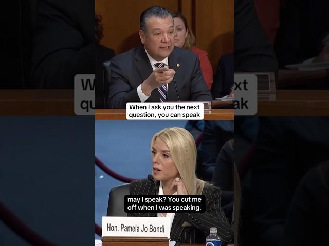 Watch the heated exchange between Pam Bondi and Sen. Padilla over election interference #shorts