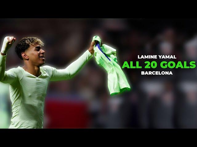 Lamine Yamal All 20 Goals for Barcelona