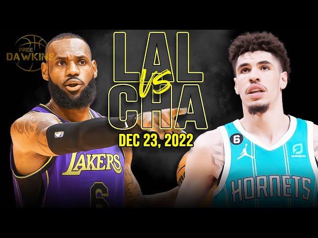 Los Angeles Lakers vs Charlotte Hornets Full Game Highlights | December 23, 2022 | FreeDawkins