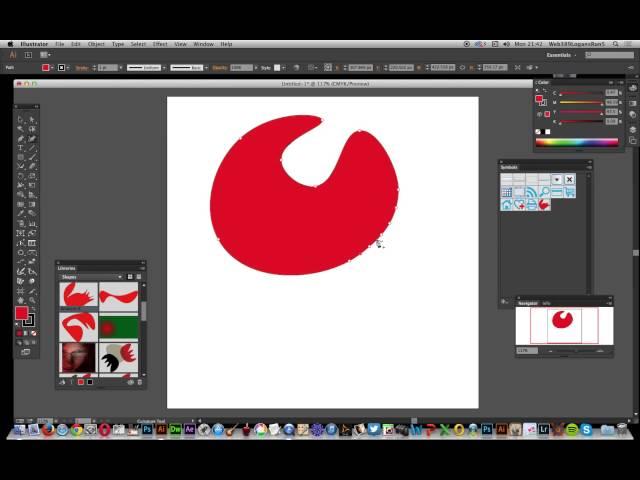 Illustrator CC how to use Curvature tool tutorial