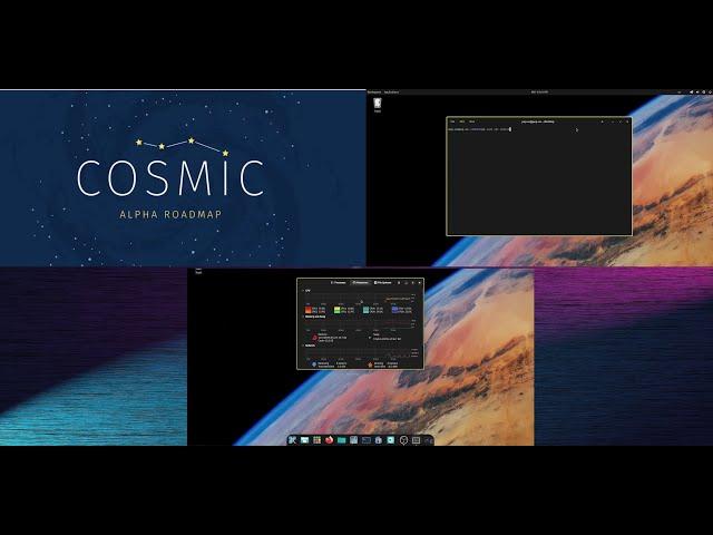 COSMIC Desktop Alpha 5 - Outstanding