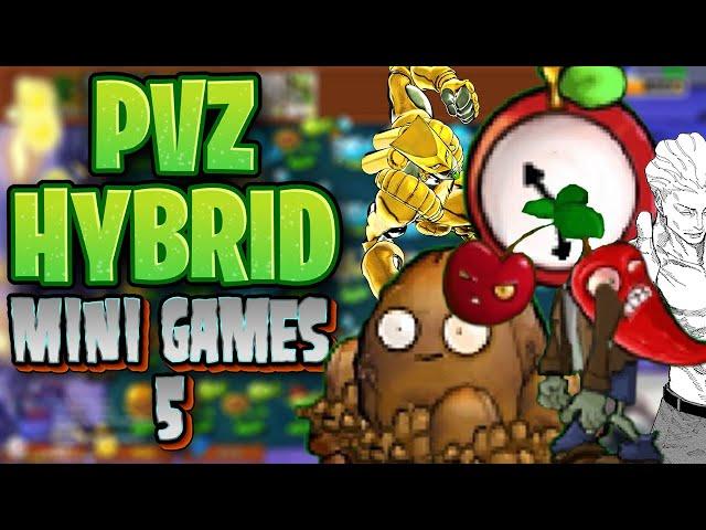 АРКАДА, ЗВЁЗДЫ И ТРИ В РЯД | PVZ HYBRID MINI GAMES (5/?)