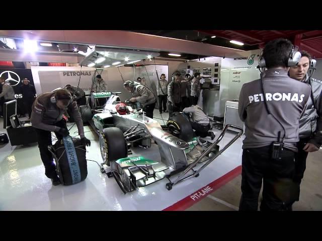 F1 2012 | Mercedes W03 | Presentacion