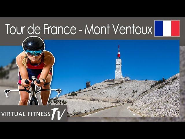 Virtual Bike Ride Tour de France  - Mont Ventoux - Virtual Indoor Cycle Training 2020