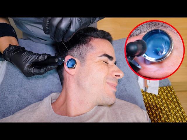 ASMR: Traditional Ear Cleaning with Head Neck and Ear Massage!