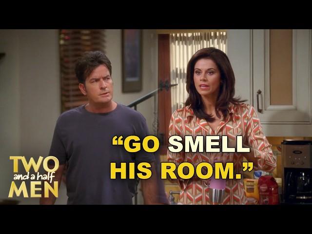 Charlie Can’t Be Trusted Alone with Her | Two and a Half Men