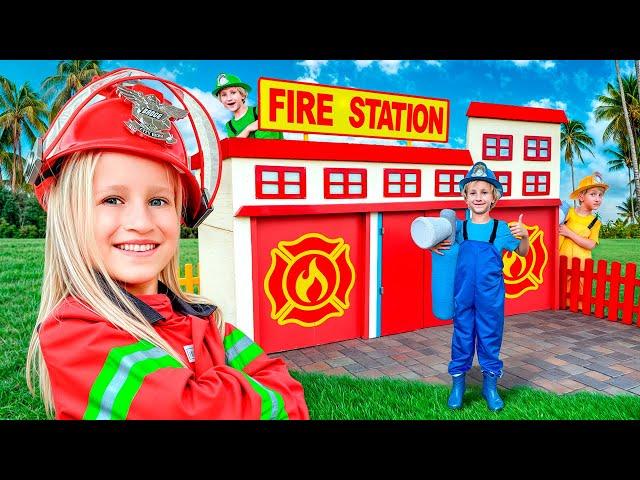 Dima Becomes a Firefighter! Rescue Mission Adventure