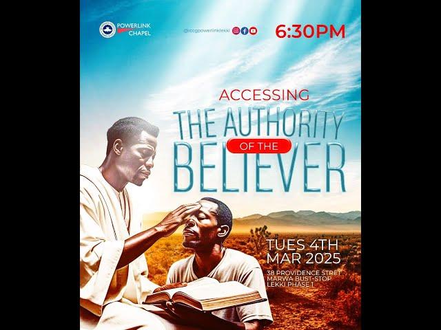 DIGGING DEEP -  ACCESSING THE AUTHORITY OF THE BELIEVER WITH PST MRS ATINUKE AFE AJANAKU 04/03/2025