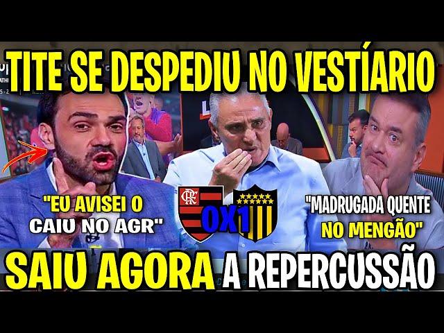  IMPRENSA DEBATE A DEMISSÃO DE TITE NO FLAMENGO! CHEGOU A HORA DO ADEUS ! FLAMENGO 0X1 PEÑAROL