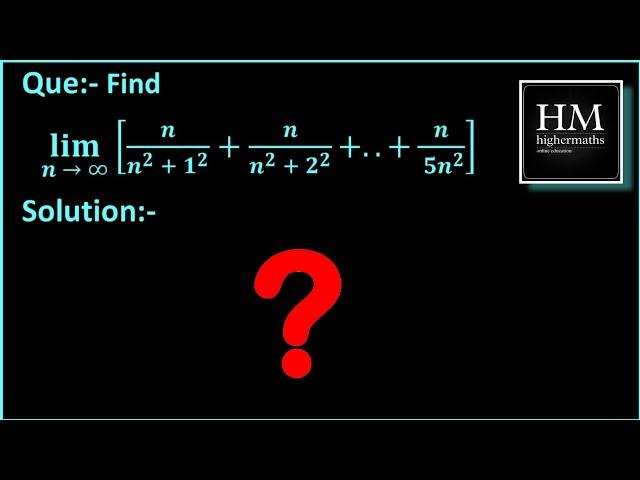 Limit solved question || calculus || highermaths || #shorts #ytshorts