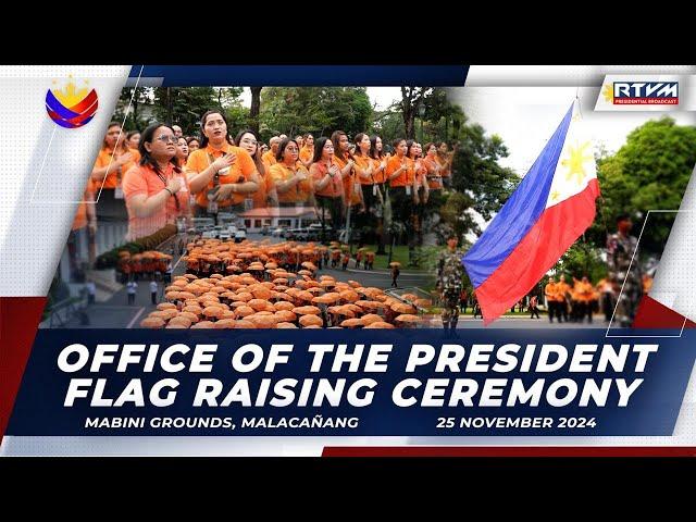 Office of the President Flag Raising Ceremony