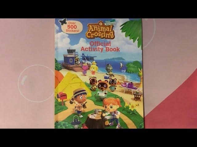 ASMR Doing The Animal Crossing: New Horizons Official Activity Book