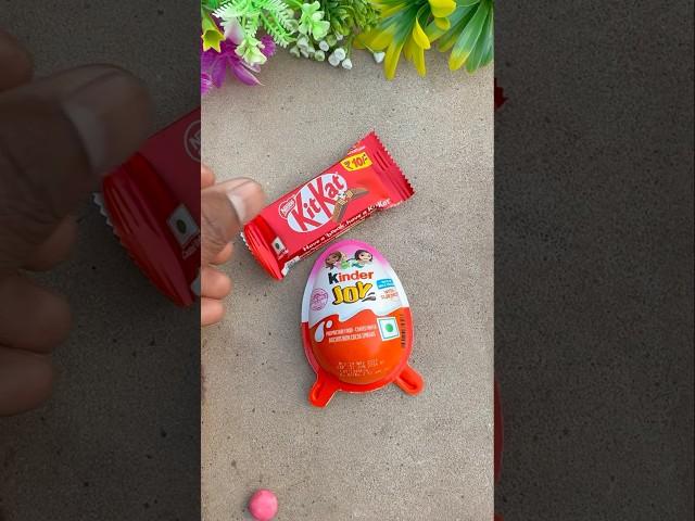 Kitkat Chocolate + Kinder Joy Chocolate with Jems #shorts #nestle #chocolate #youtubeshorts