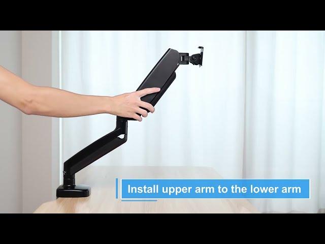 How to Install Single Monitor Desk Mount (MP0004)