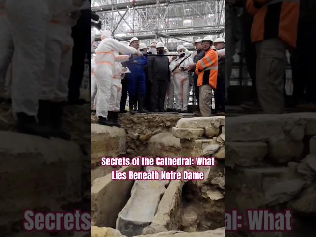 Secrets of the Cathedral: What Lies Beneath Notre Dame #notredame #history #historicaldiscovery