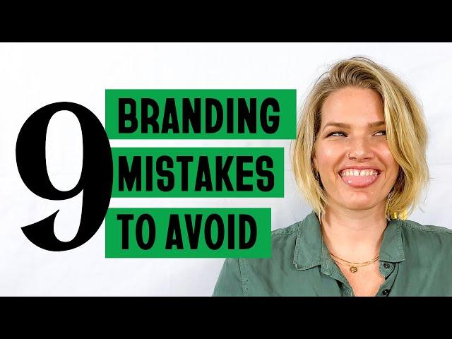 9 Branding Mistakes You Should Avoid [I’ve Made These So You Don’t Have To!]