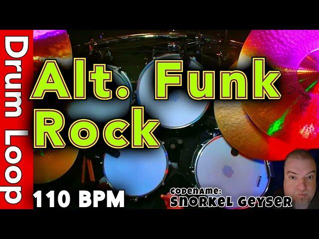 Alt-Funk Drum Loop: 20-Min "Snorkel Geyser" Beat for Extended Practice