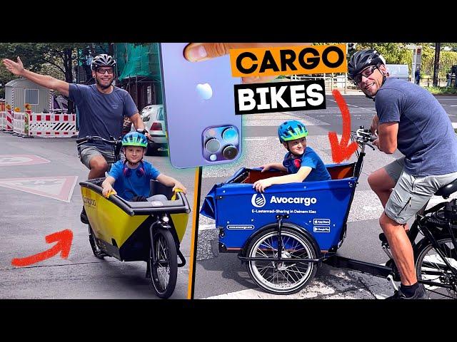 We test CARGO bikes, go to the true bike shops in Berlin and buy an iPhone 14 Pro Max!
