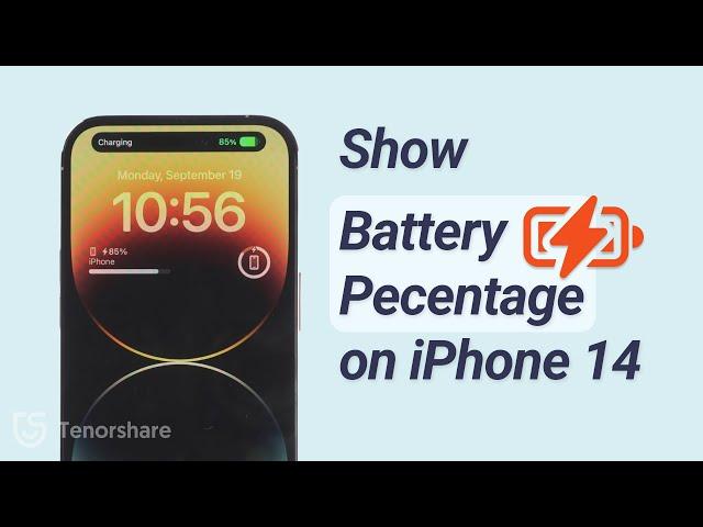 How to Show Battery Percentage on iPhone 14/14 Max/14 Pro/14 Pro Max