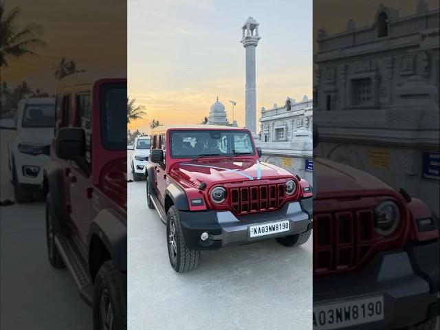 Mahindra Thar Roxx Pooja | Jai Shri Ram | Spiritual Start & SUV Vibes | Roving Couple