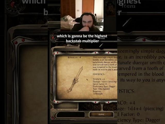 Dagger Backstabs | Baldur's Gate