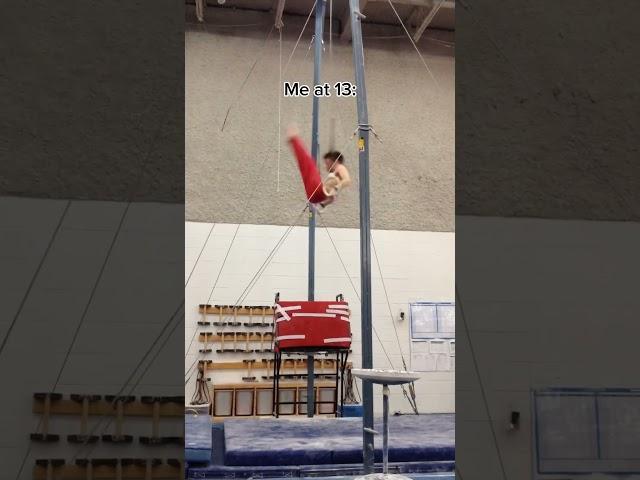 Who went pro: me or my gf?  #gymnast #ncaa #calisthenics #fail #gymnastics #olympics #girlfriend