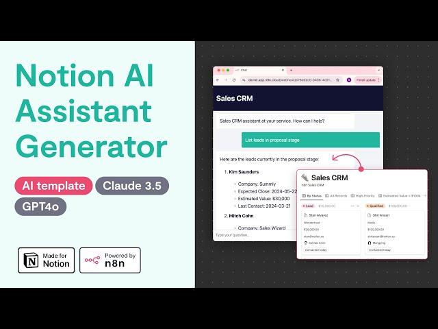 Day 15: How to Generate an AI Notion Database Assistant in minutes