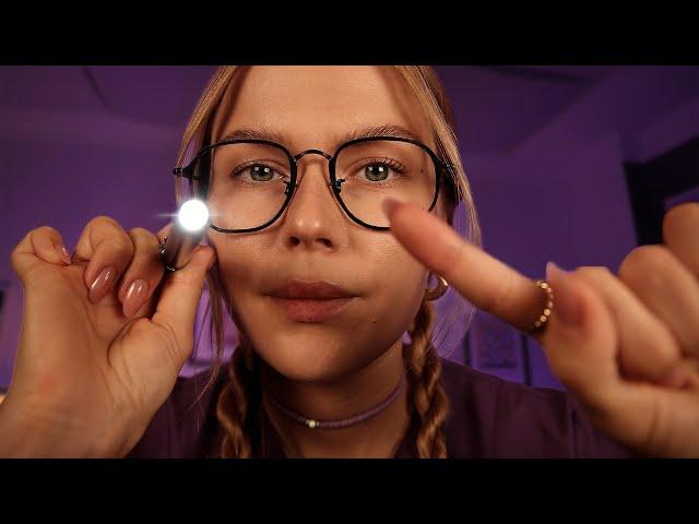 ASMR Eye Exam Turns in to Cranial Nerve Exam ~ Soft Spoken