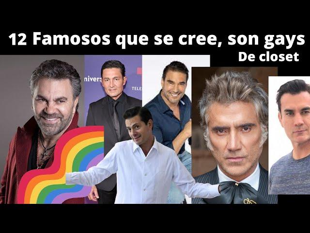 12 famosos que se cree son gays de closet