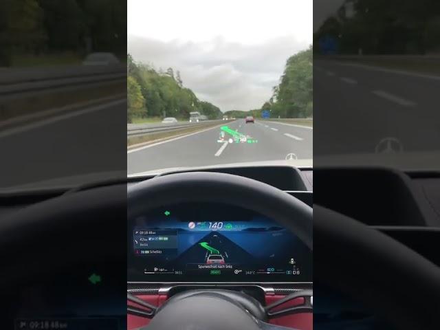 Active Lane Change Assist in the S-Class 2021 ⬅️