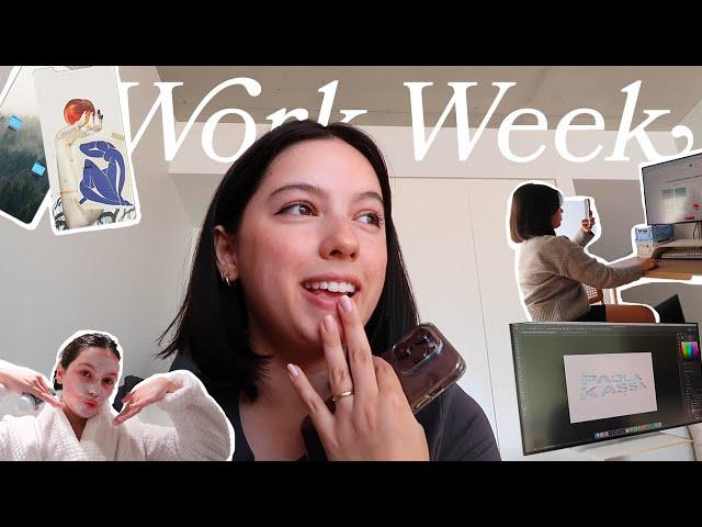 a week in my life  | graphic design & productivity