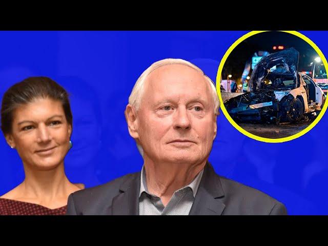 5 Minuten bevor die Tragödie geschah, verabschiedet sich Sahra Wagenknecht nun von ihrem Mann