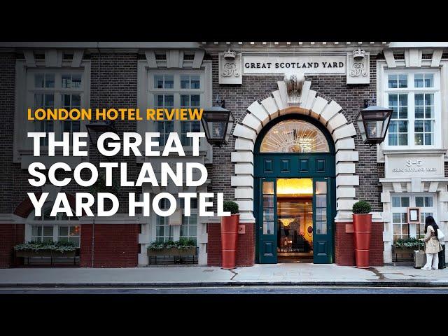 I stayed in a former POLICE STATION in London | The Great Scotland Yard Hotel