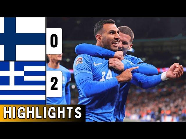 Finland Vs Greece 0-2 | EXTENDED HIGHLIGHTS | UEFA Nations League | Tzolis Goal