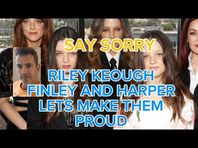 RILEY KEOUGH FINLEY AND HARPER PRISCILLA SAY SORRY - ELVIS PRESLEY - FANS SEARCH FOR THE TRUTH