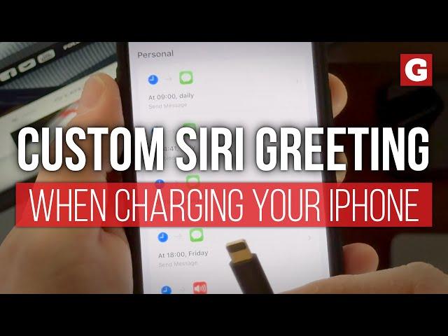 Make Siri Speak Whatever You Want When Connecting Your iPhone to Power [How-To]