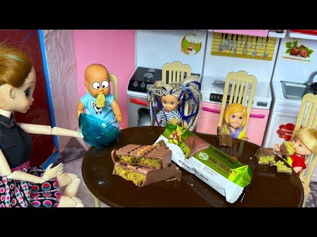 DUBAI CHOCOLATE, BUT MAX IS NO LONGER HAPPY. Katya and Max are a fun family! Barbie dolls stories