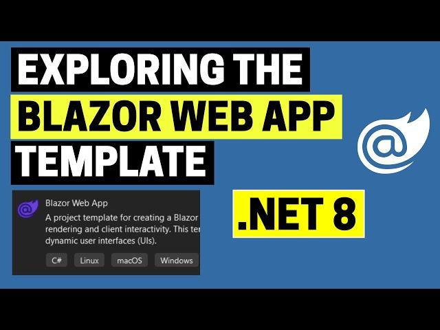 Blazor Web App Template | Blazor Tutorial | .NET 8