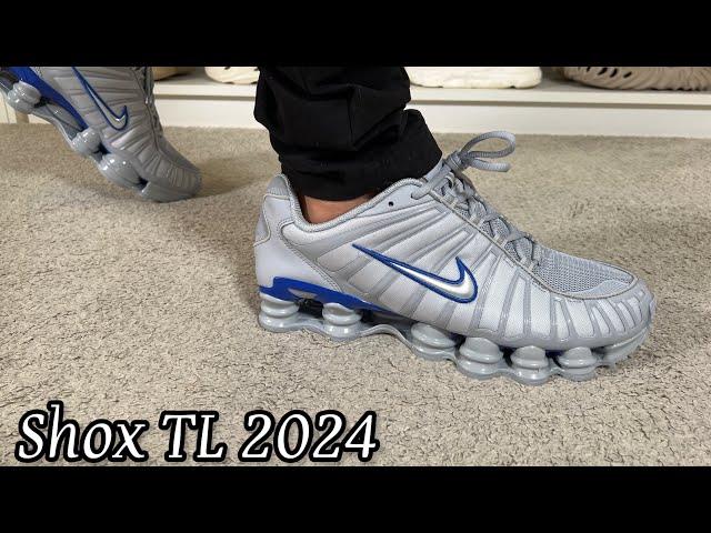 Nike Shox TL Grey Silver& Blue Review& On foot