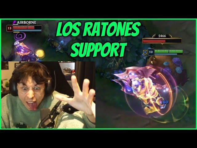 Caedrel Being Los Ratones Support King For 2 Minutes