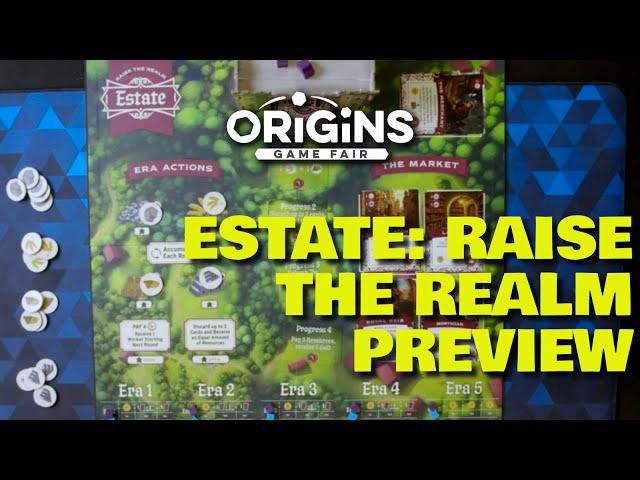 Estate: Raise the Realm looks to be a satisfying worker-placement/engine builder this fall