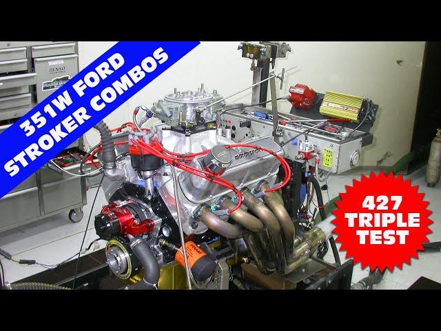 HOW TO: BUILD FORD 351W STROKER POWER: 590 HP, 650 HP & 755-HP 427 FORD STROKER COMBOS. FULL RESULTS