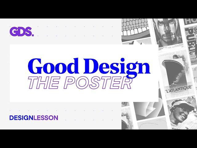 What Makes A Good Poster Design?  |  Design Lesson