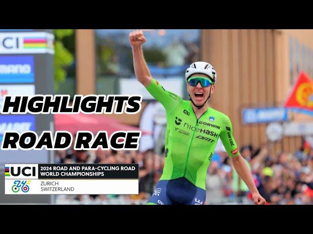 HIGHLIGHTS MEN ELITE ROAD RACE 2024 UCI WORLD CHAMPIONSHIPS