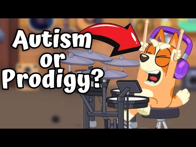 Bluey DRUMS Theory: Is Bingo Autistic or a Prodigy?? (Easter Eggs & Review of Minisode Drums)