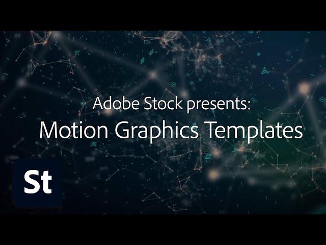 Motion Graphic Templates from Adobe Stock | Adobe Creative Cloud