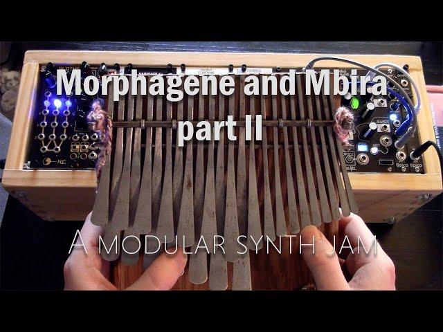 Morphagene and Mbira - modular eurorack jam no. 2