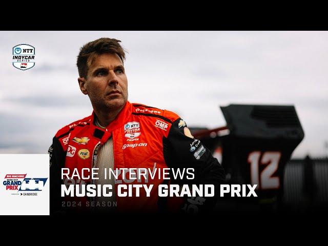 Driver reaction from the 2024 Big Machine Music City Grand Prix at Nashville | INDYCAR